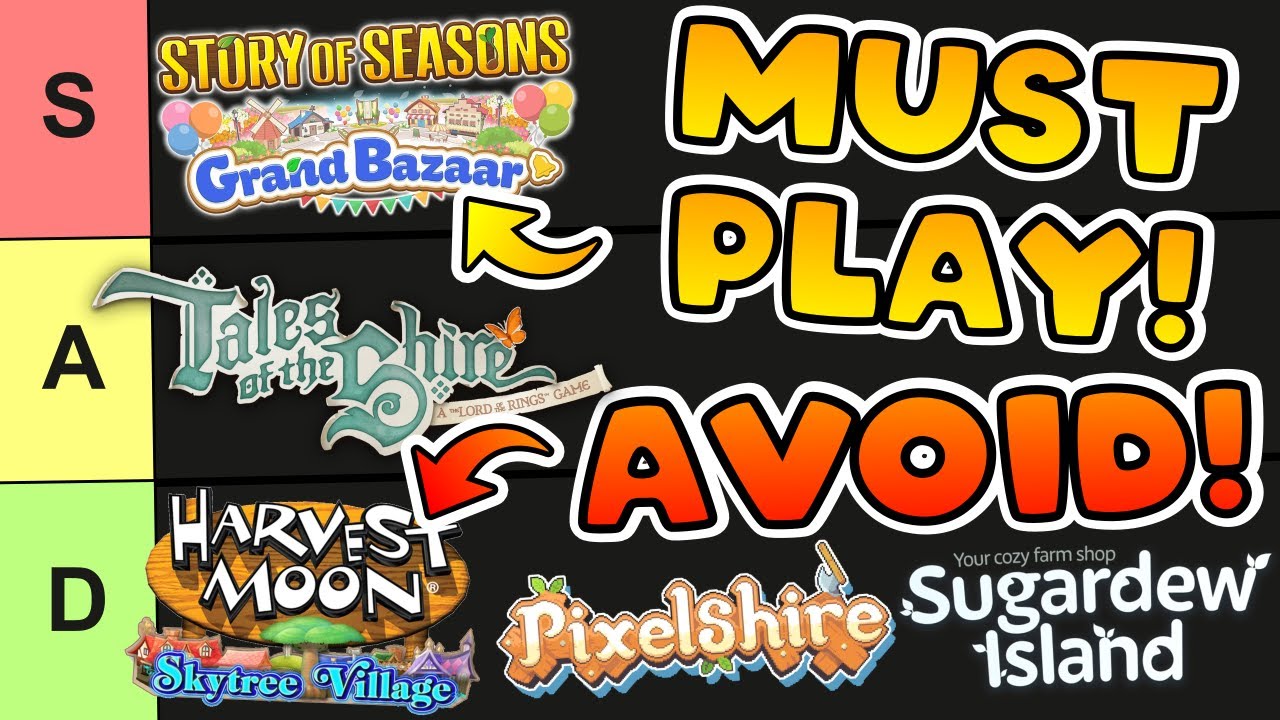 Ranking all 32 farming games I played in 2025