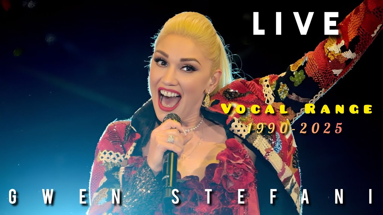 Gwen Stefani: Live Vocal Range (C#3-G5-G6)