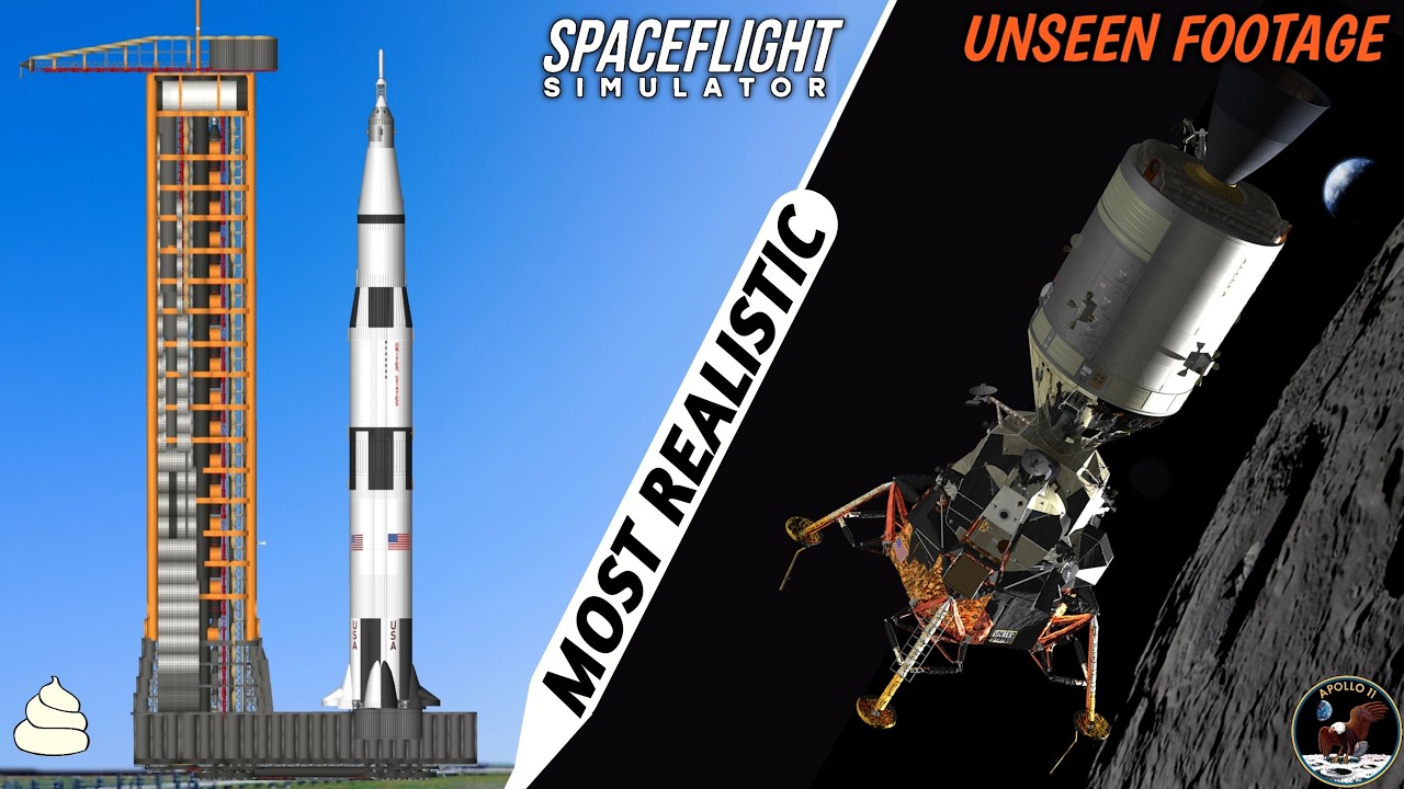 Most Realistic Saturn V Apollo 11 Mission In Spaceflight Simulator