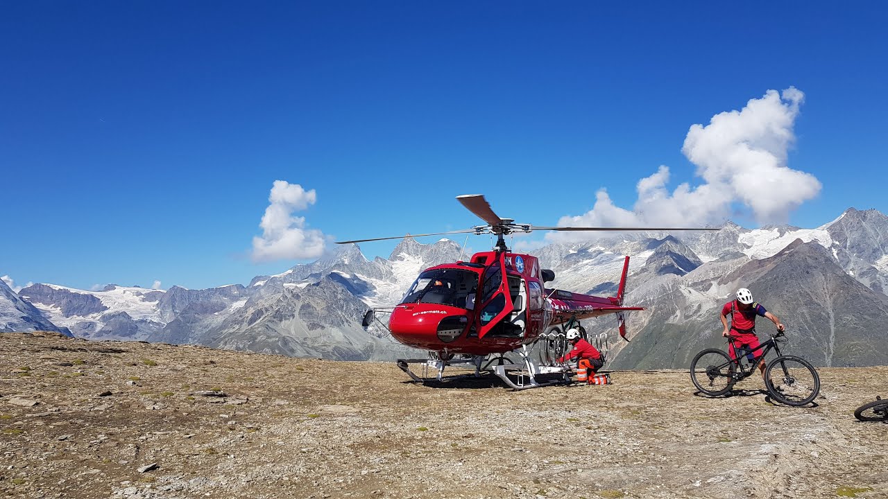 MTB Verbier, Heli bike in Zermatt, Switzerland