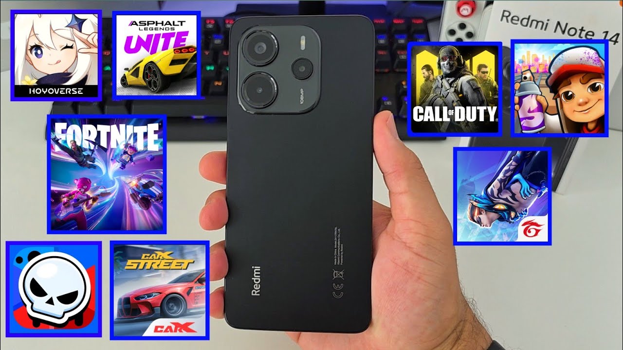 REDMI NOTE 14 O BARATINHO DA XIAOMI! GAMING TEST!