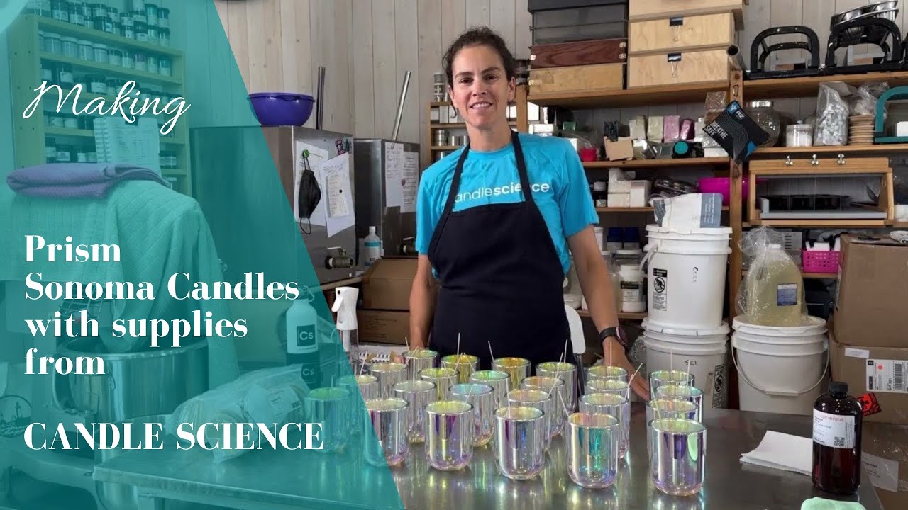 Making Candles in the Prism Sonoma Vessels by Candle Science