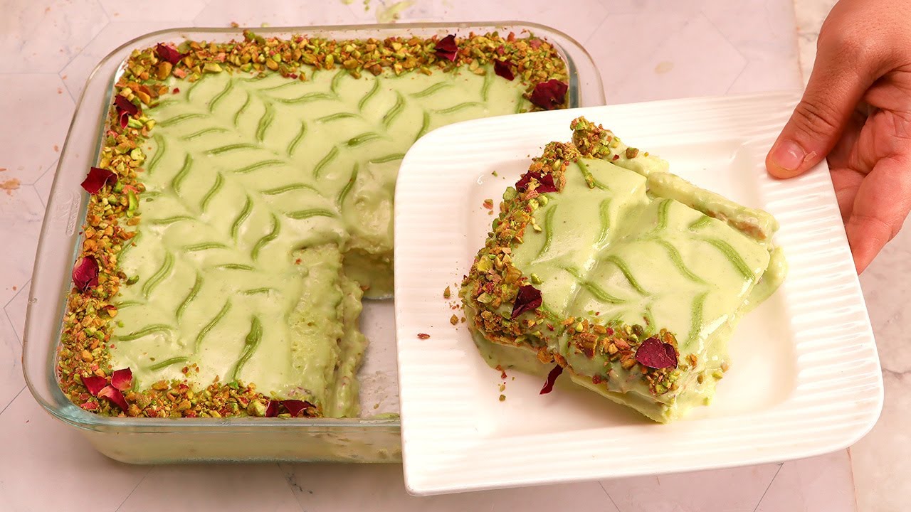 🌿 Pistachio Arabic Dessert Recipe | Easy Middle Eastern Sweet by Cooking with Benazir