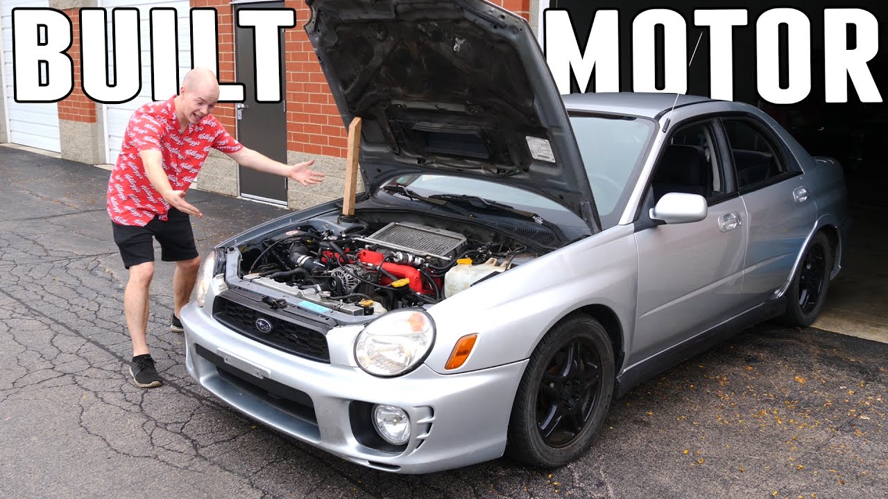 Firing up the BUILT EJ205 in the WRX! SOUNDS INCREDIBLE!