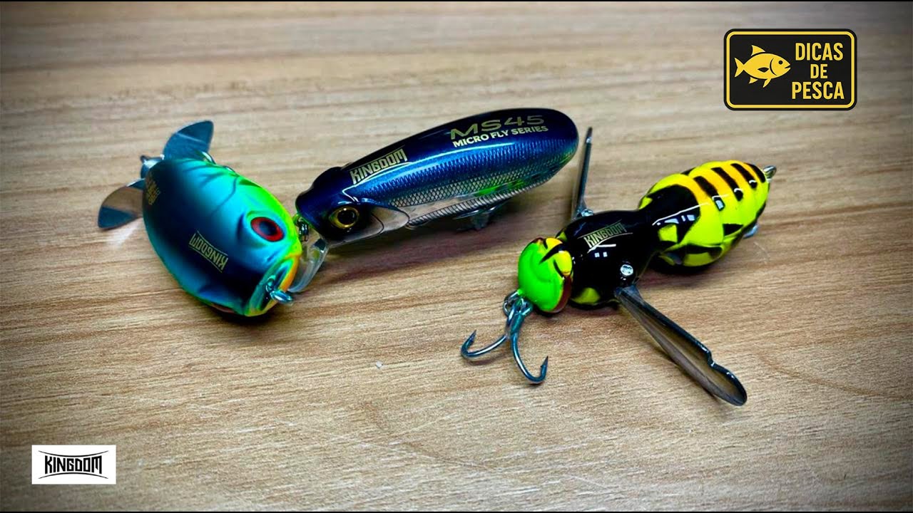 Olha Essas Iscas Artificiais Kingdom do AliExpress #pesca 