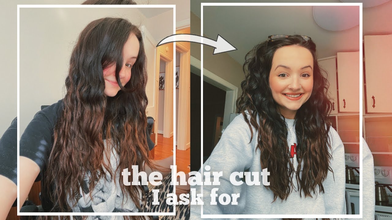 THE HAIRCUT I ASK FOR ON MY 2B WAVY HAIR / UPDATED 2022