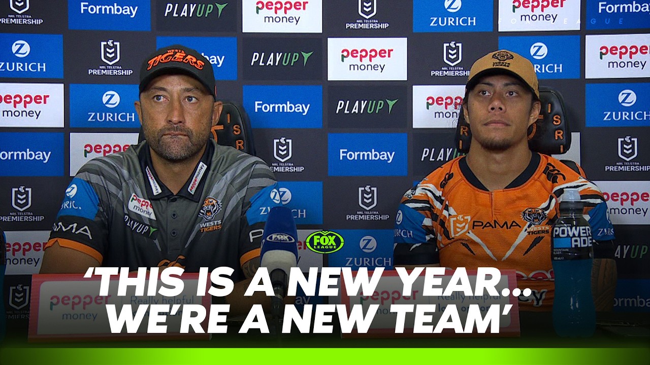 ‘I’m happy, man’ 😊 Marshall impressed after Tigers demolish Cowboys | West Tigers Press Conference