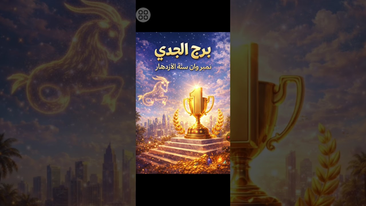 برج الجدي عام ٢٠٢٦ نمبر وان سنة الذهب والمشاريع والازدهار 