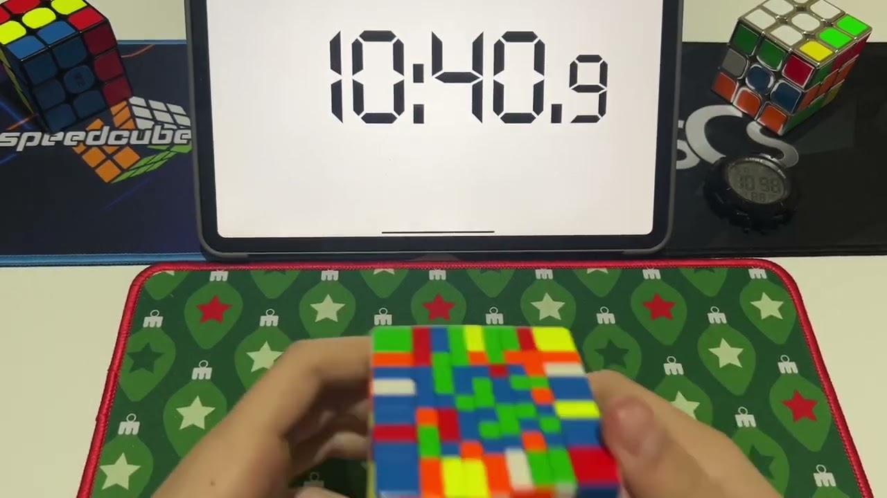 QiYi Magnetic 9x9 solve (no cuts)