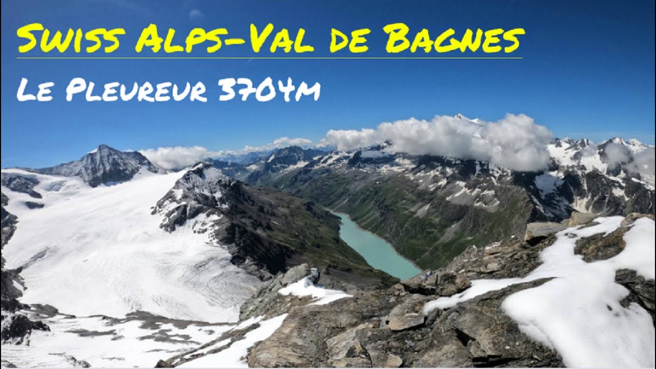 La Pleureur 3 704m//Z přehrady Mauvoisin na Le Pleureur