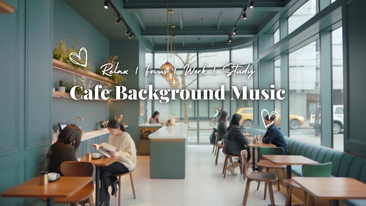 Quiet & Natural Cafe Background Music for Relax, Focus & Study 🍃📖 | Cafe Note Ambience