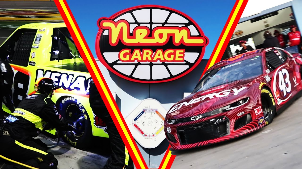 Exploring Las Vegas Motor Speedway | Neon Garage, Pit Road and More!