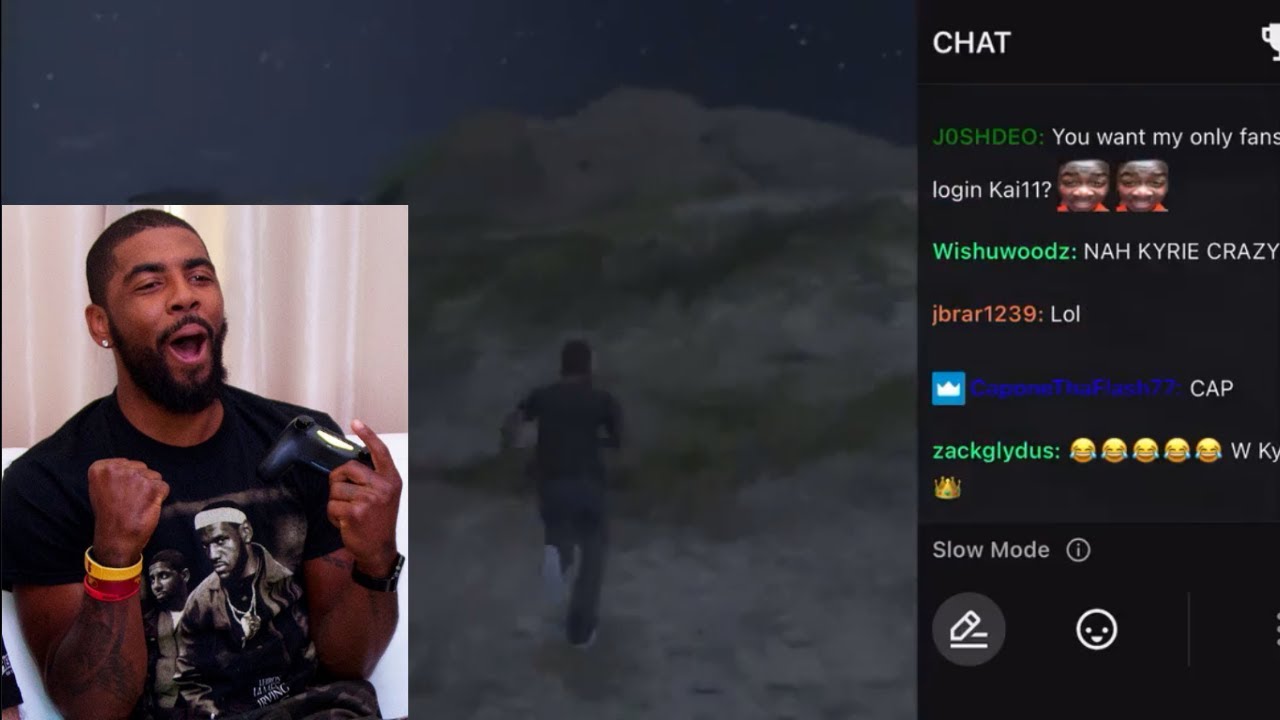 Kyrie Irving goes off on Celtics fans, CanCun, haters and Onlyfans on stream while playing GTA!