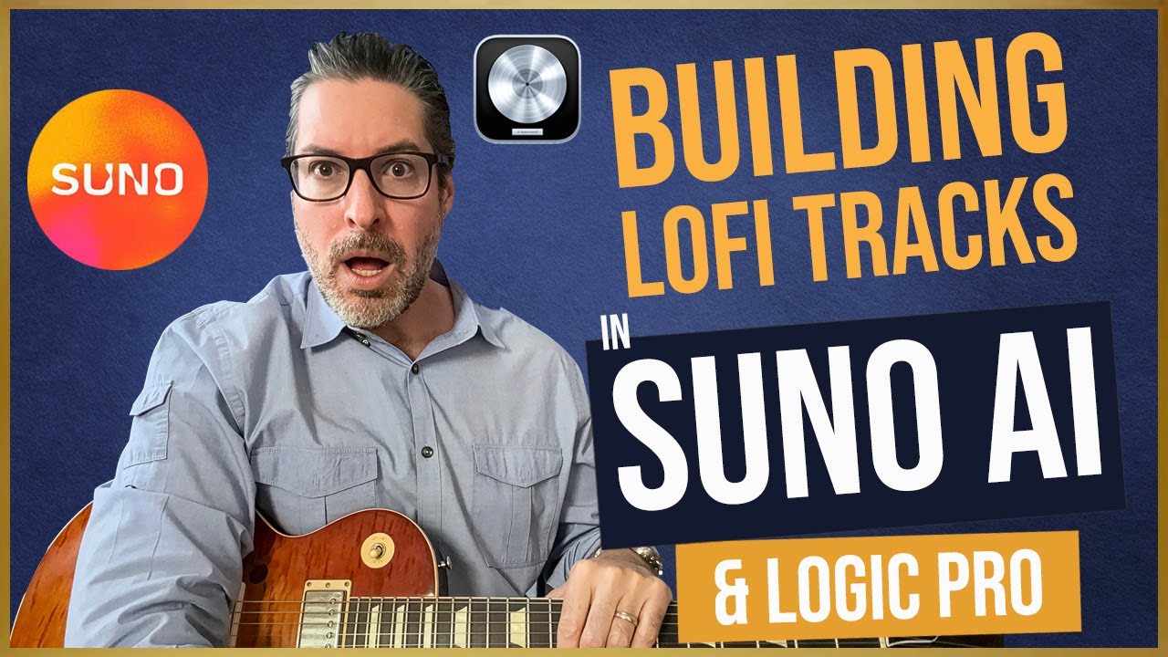 Creating Lofi Chillhop Tracks in Logic Pro and Suno ( from the same beat! ) - Part 1