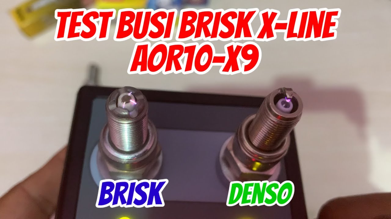 Test Busi Brisk vs Deso vs NGK #sparkplug #brisk #denso #ngk