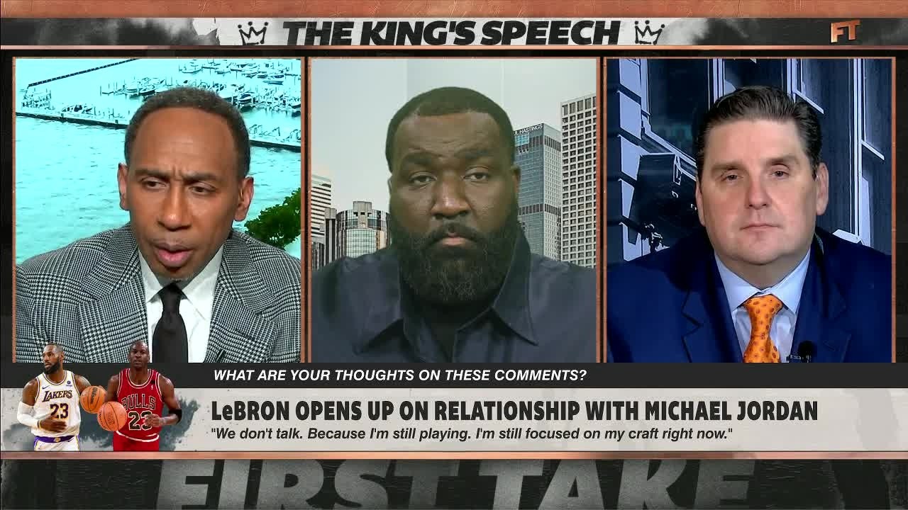 LeBron James & Michael Jordan relationship possible? 😮 'IT WILL NEVER BE THERE' - Perk | First Take