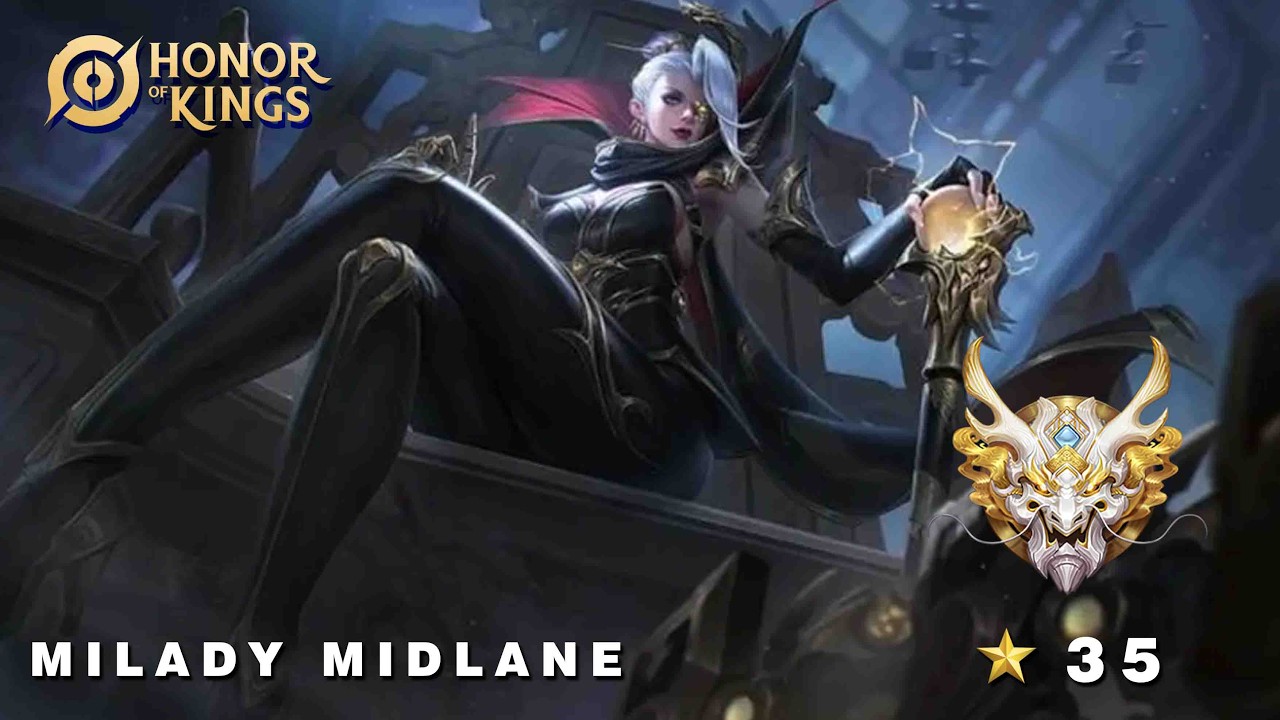 Milady MVP Gameplay push rank terus kejer bintang 100 | Honor of Kings