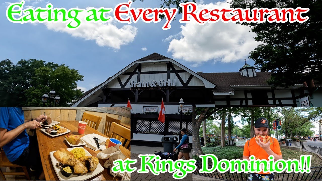 Eating at EVERY RESTAURANT at Kings Dominion