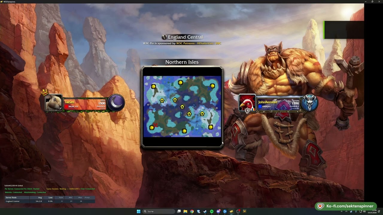 Vod vom 03-03-2026 - Nach 7 Tagen MP-Training gehts in die W3C Placements | !discord !youtube