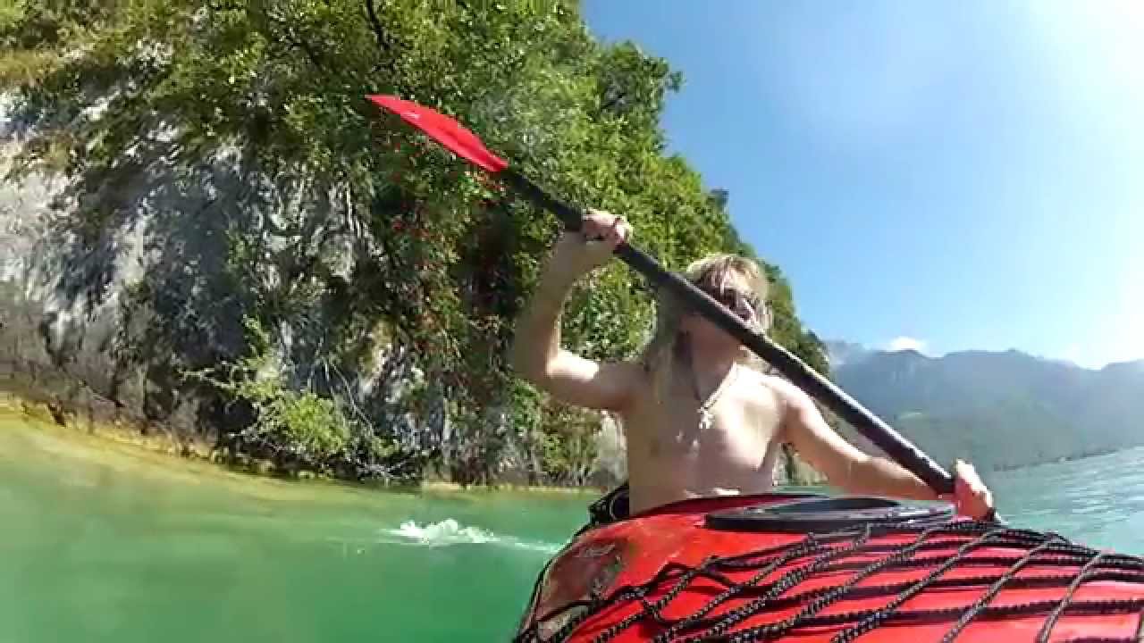 Kayak au lac d'Annecy
