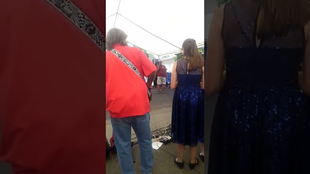 Time travelers at lower lake days with the lower lake high School choir