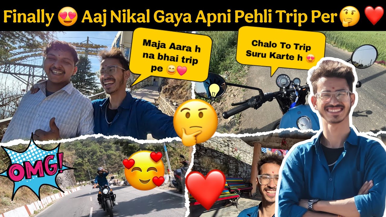 Finally 😍 Apni Pehli Trip Pe Nikal Gaya Apni Nayi Bike Se Per Kaha ?? 🤔❤️ || @NegiFamily 