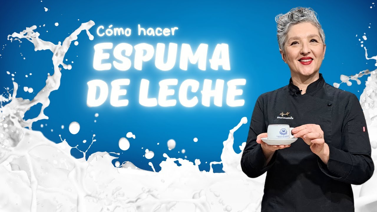 🥛 CÓMO HACER ESPUMA DE LECHE ☕ LATTE ART ☕ con Thermomix® #tm6
