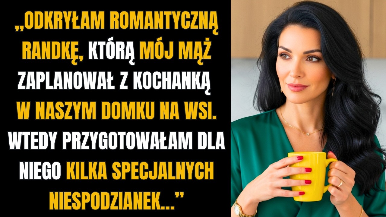 „Odkryłam ROMANTYCZNĄ RANDKĘ, którą mój MĄŻ zaplanował z KOCHANKĄ w naszym DOMKU NA WSI. Wtedy pr...