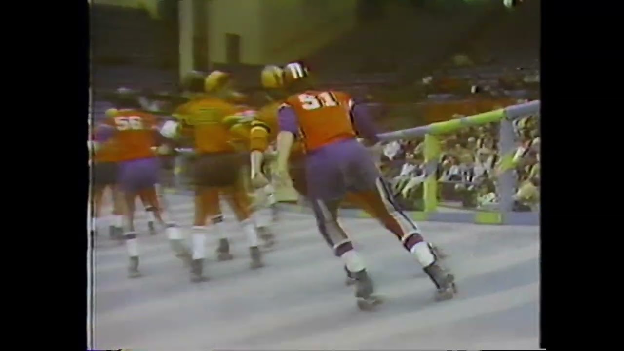 Roller Derby 1973 MW Pioneers vs. SF Bay Bombers 2-20-73 2nd half Dayton Arena