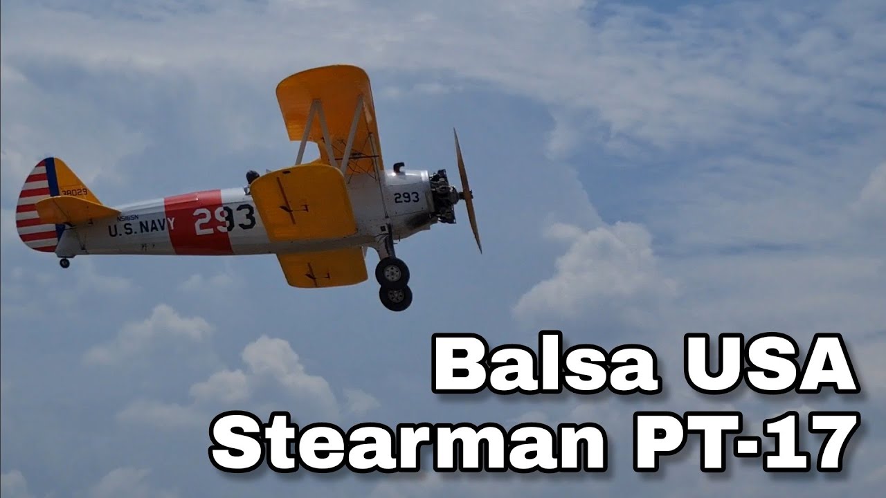 Stearman PT-17 with Moki 250 radial engine