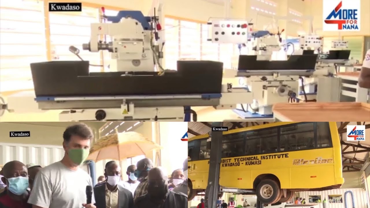 Prez Addo commissions a Training and Vocational Training Institute at KWADASO