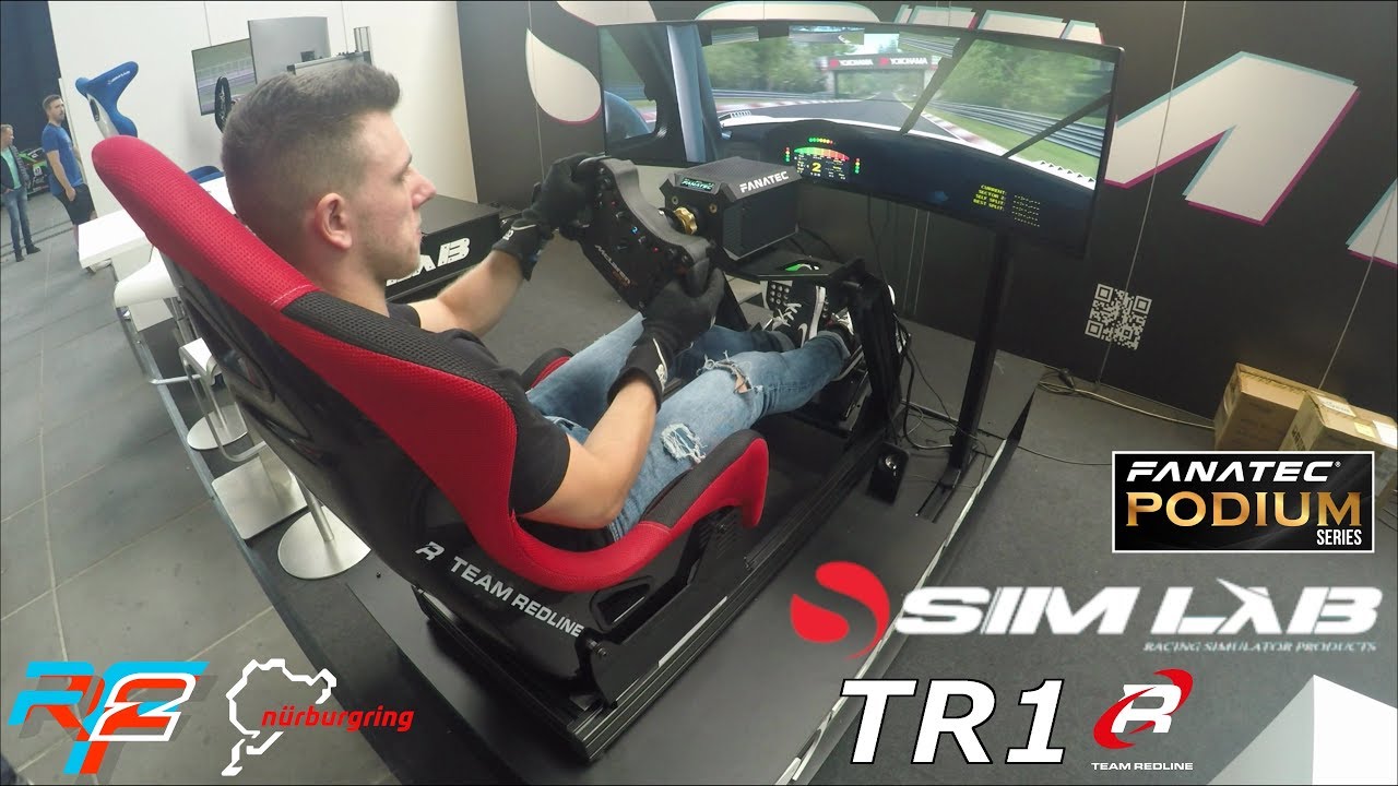 Fanatec DD2 + SimLab Team Redline TR1 | rFactor 2 - Nordschleife @ Porsche 911 GT3 Cup