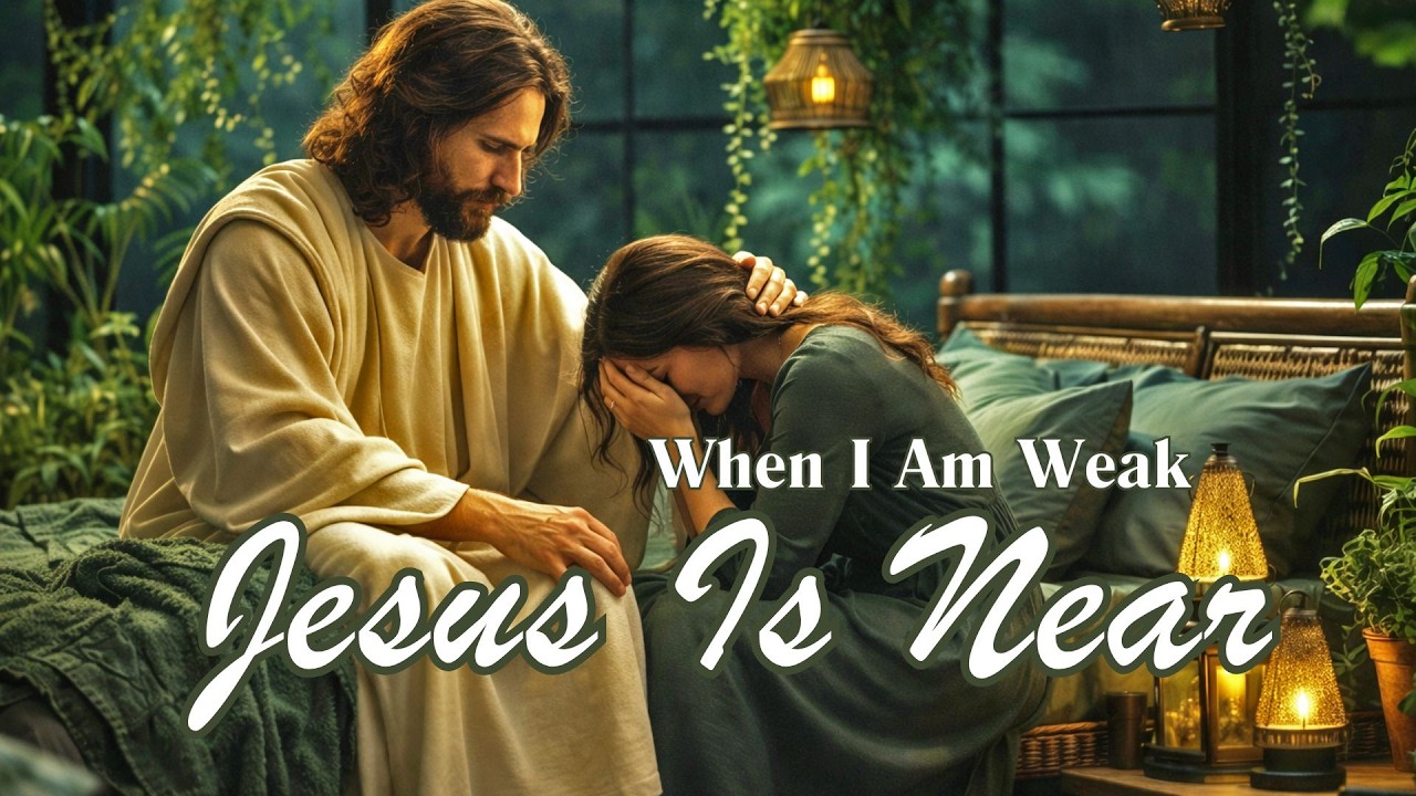 When I am Weak , Jesus is Near| Relaxing Music for Stress Relief and Focus and Sleep 😴