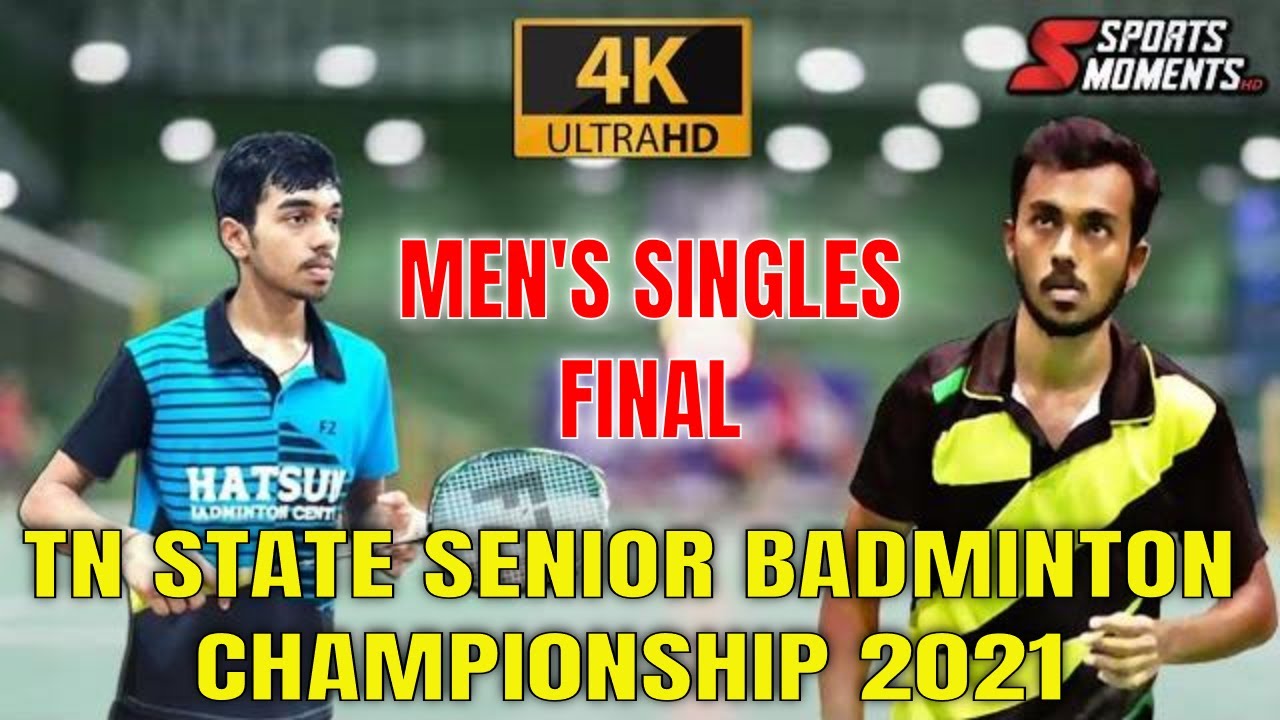 Siddhanth Gupta VS Rithvik Sanjeevi | MS Final | TN State Senior Badminton Championship 2021