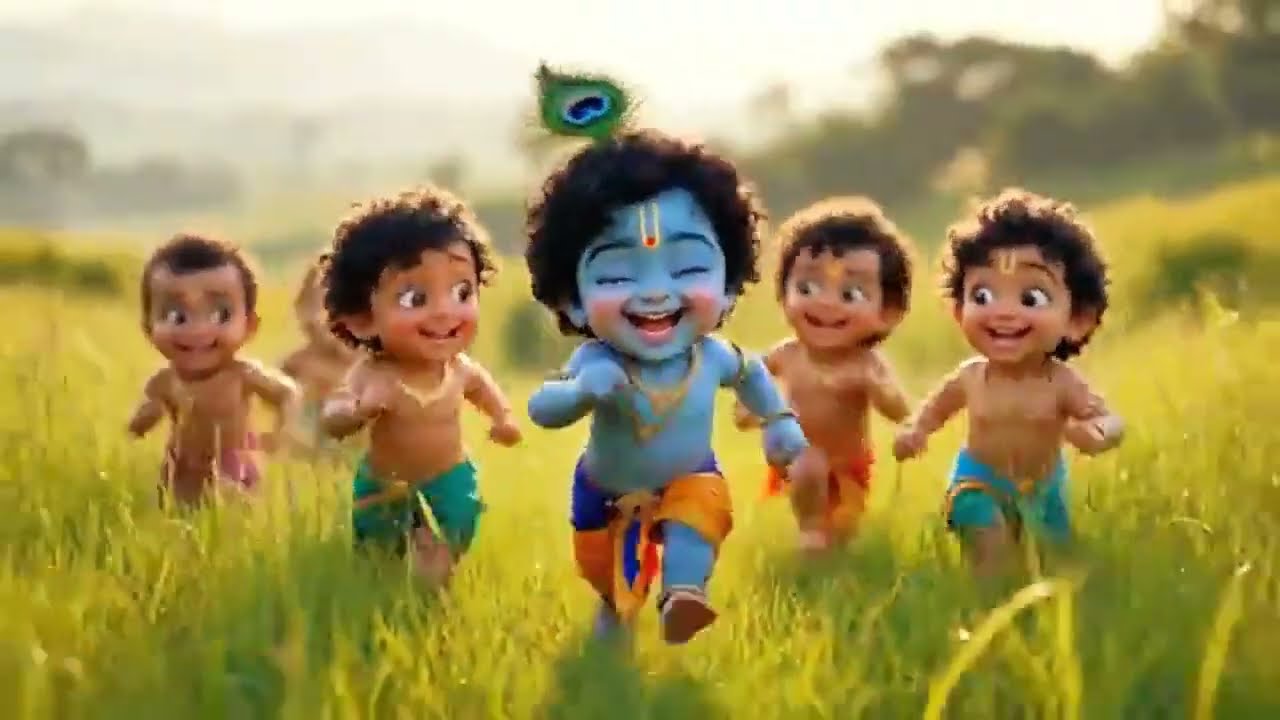 Achyutam Keshavam | Beautiful Krishna Bhajan for Inner Peace#radhakrishna#krishnabhajan#radhakrishna