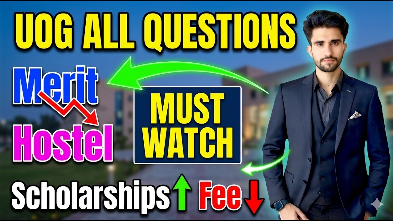 🎓 UOG 2025 Complete Guide | All Questions & Answers for Students | Must Watch! 🚀