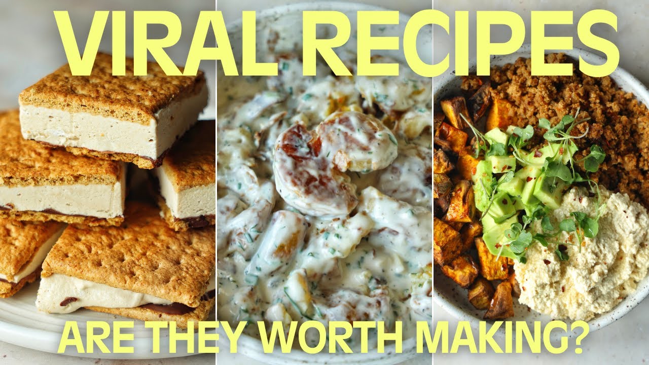 Testing & Veganizing TikTok Recipes
