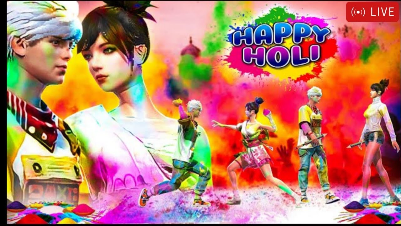 YASH_X_PLAYZZ  Free fire Holi special