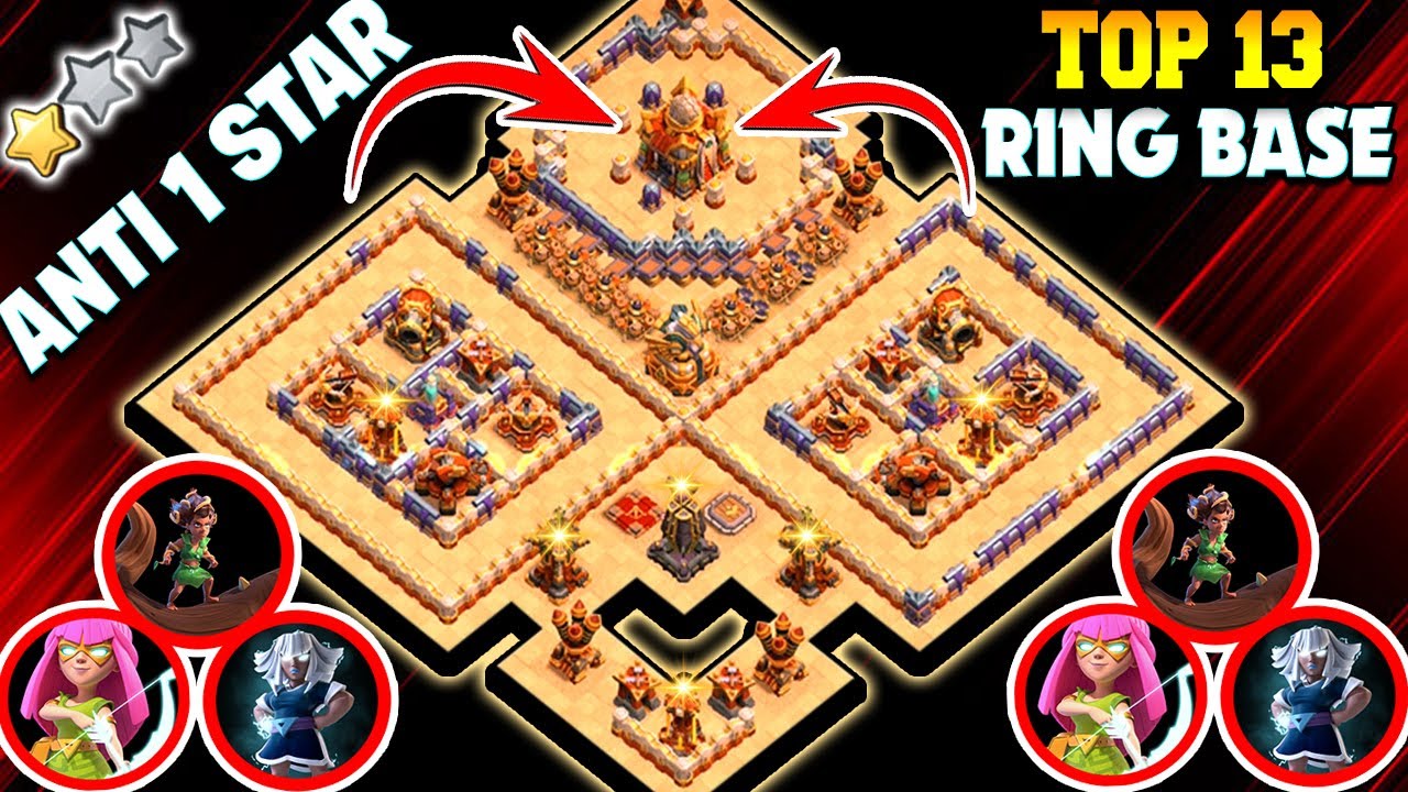 *OP* TH16 RING BASE LINK ! ONLY 1* 999% CHANCES TH16 WAR BASE ! ANTI 1 STAR BASE TH16 -TH16 NEW BASE