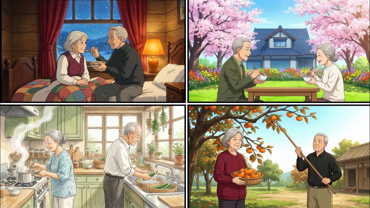 Hand in hand through all four seasons to feel spring bloom in our hearts again