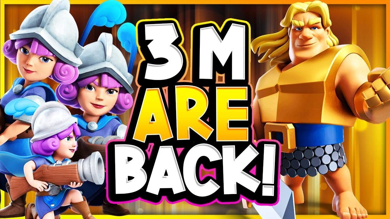 NEW GOLDEN KNIGHT 3M DECK is SO GOOD! - CLASH ROYALE