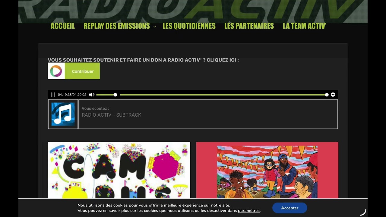 Interview téléphonique Prosper Legault chez Radio Activ’ (08/10/2025)