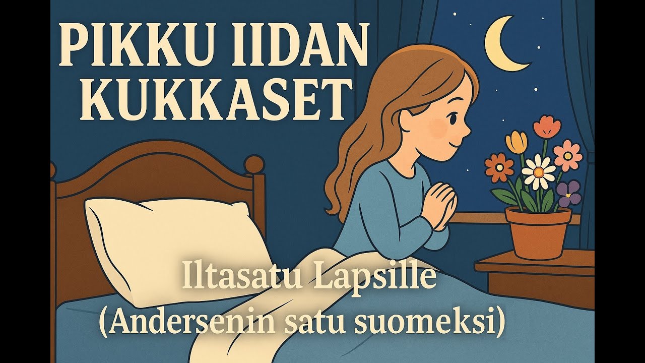PIKKU IIDAN KUKKASET – Kaunis ja lohdullinen iltasatu lapsille – Andersenin klassikkosatu suomeksi 🌸