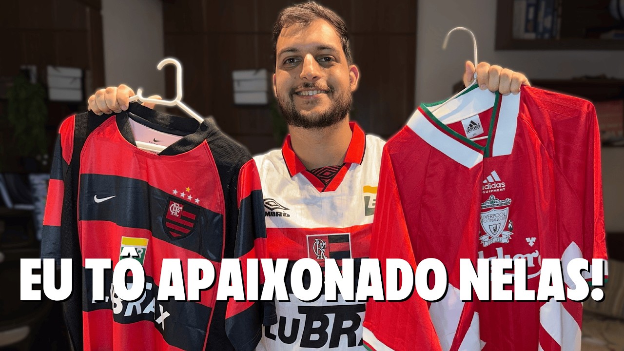CHEGARAM AS CAMISAS TAILANDESAS! EU TÔ APAIXONADO! 
