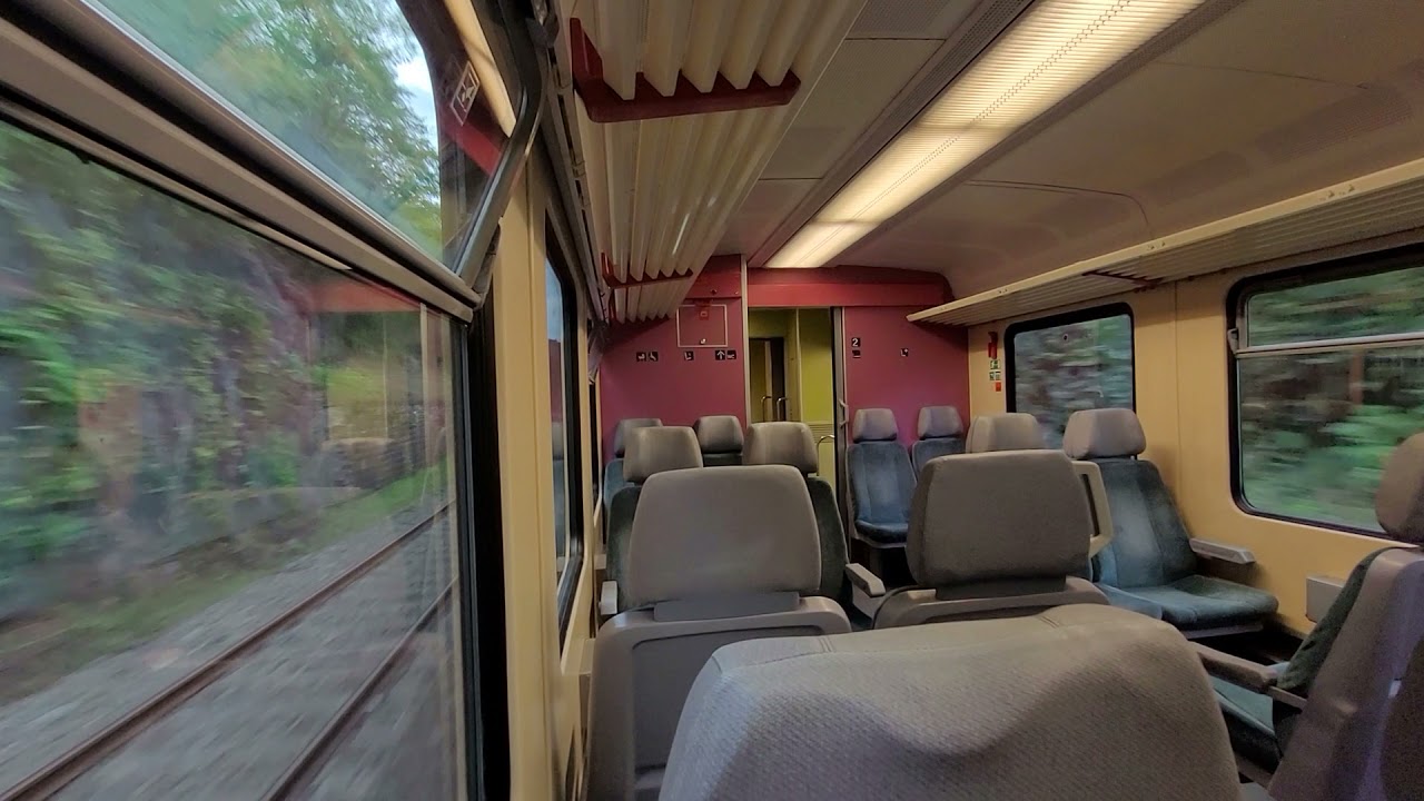 Optrekken met de DB 628 441 vanuit station Hochstätten
