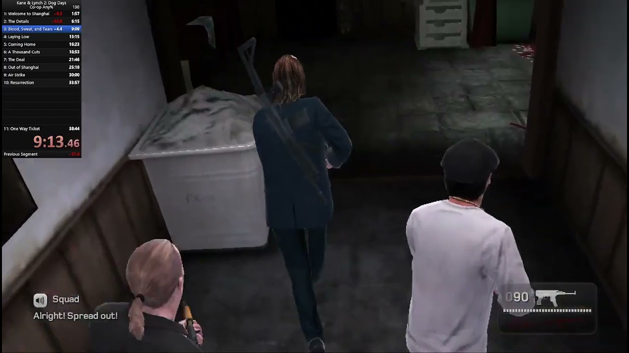 Kane and Lynch 2 Co-op Speedrun 44:01 (33:15 WR sub loads)