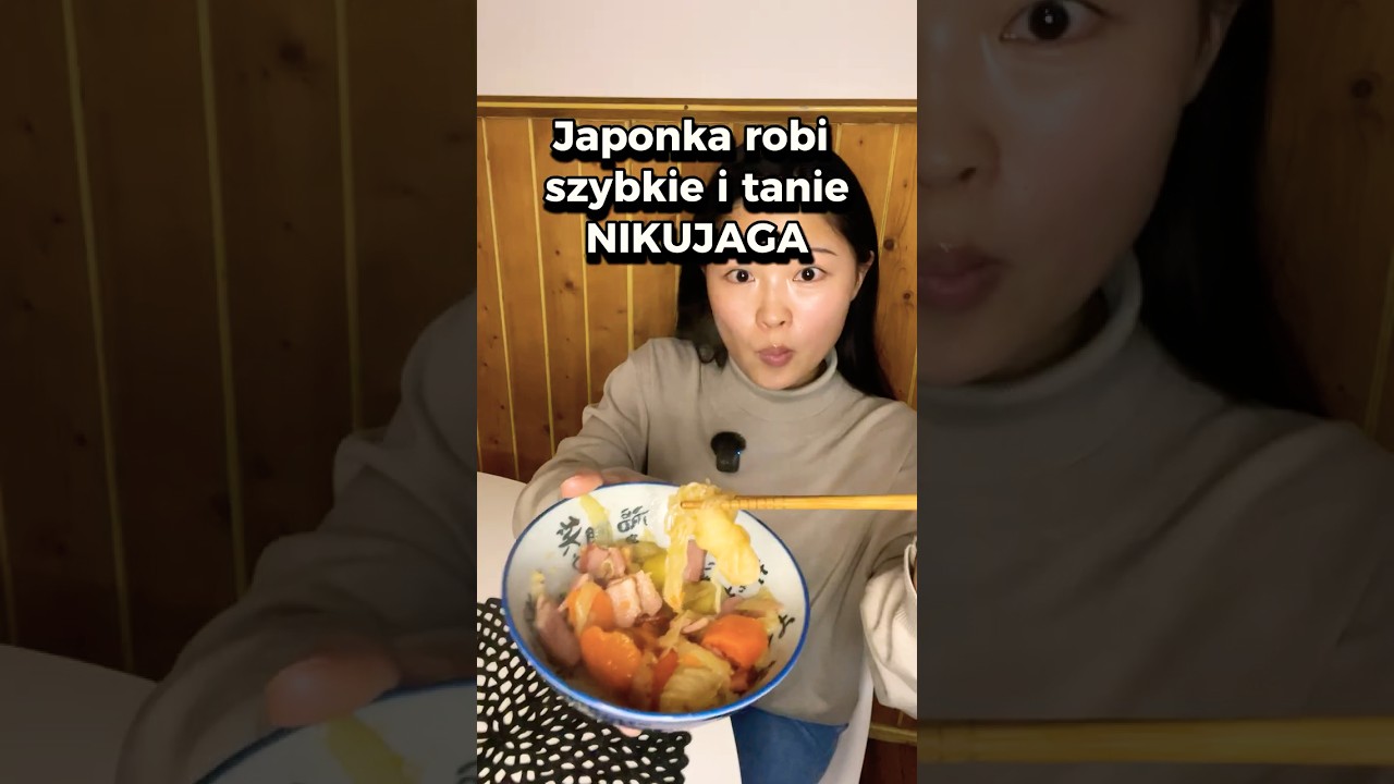 Japonka robi szybkie i tanie Nikujaga (japonski gulasz miesno ziemniaczany)🇯🇵 #japonia #nikujaga