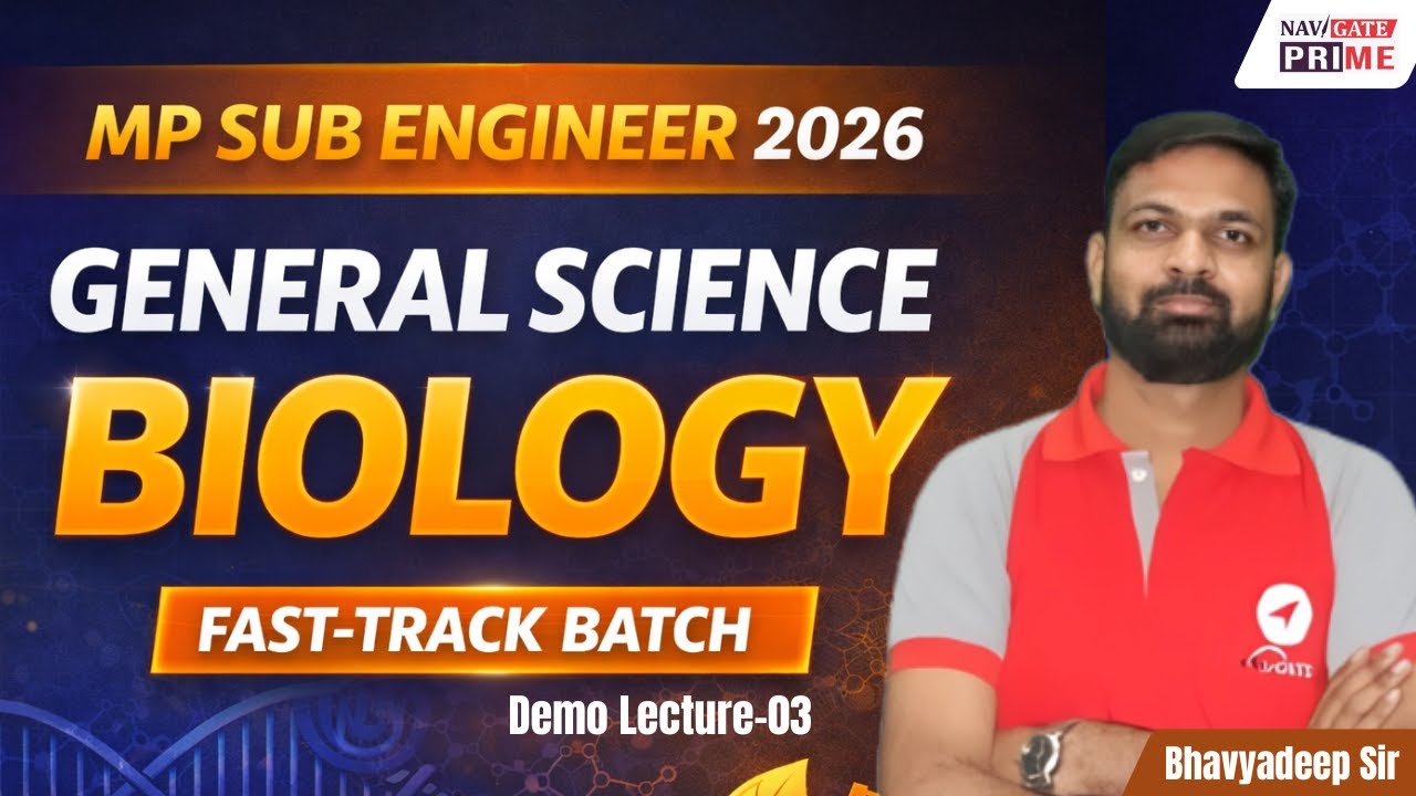 MP Sub Engineer 2026 | General Science Fast-Track Batch| Demo lecture-03 #subengineer2026