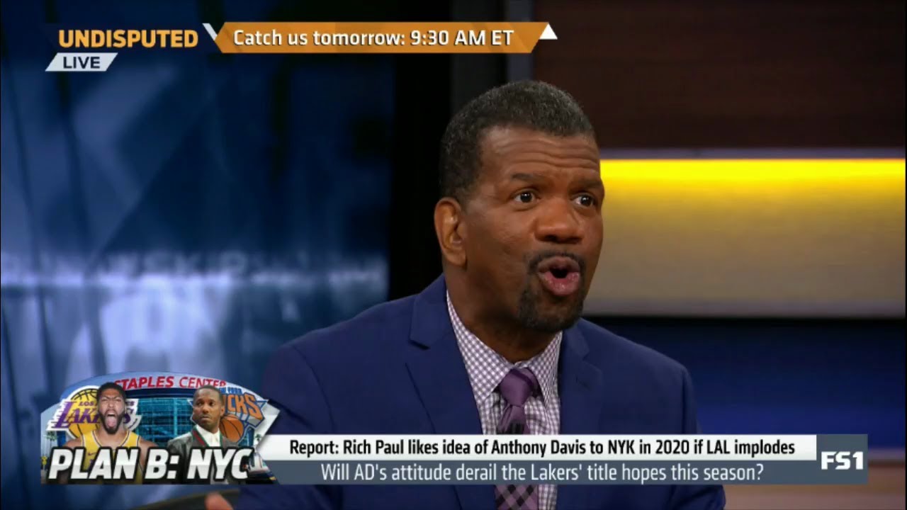 Undisputed | Rob Parker on: Will Anthony Davis's attitude derail Lakers' title hopes this season?