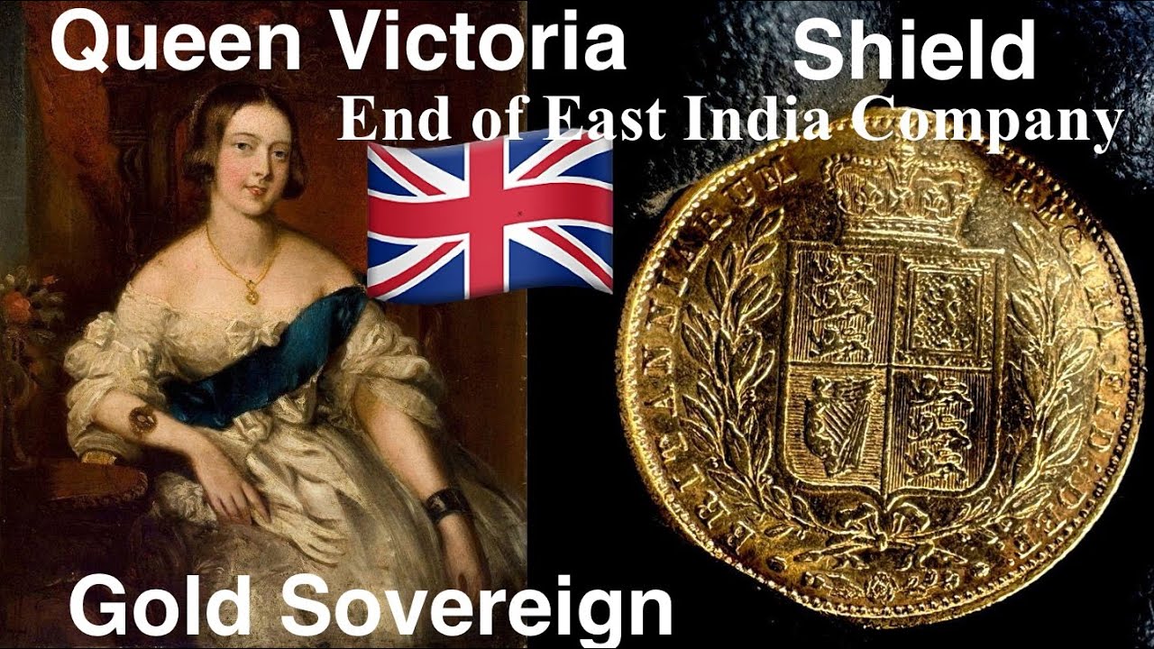 1858 Queen Victoria Gold Sovereign | The Coin That Witnessed the End of the East India Company